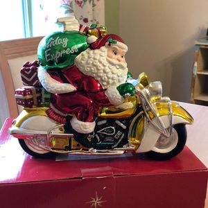 Christopher Radko holiday cookie jar.